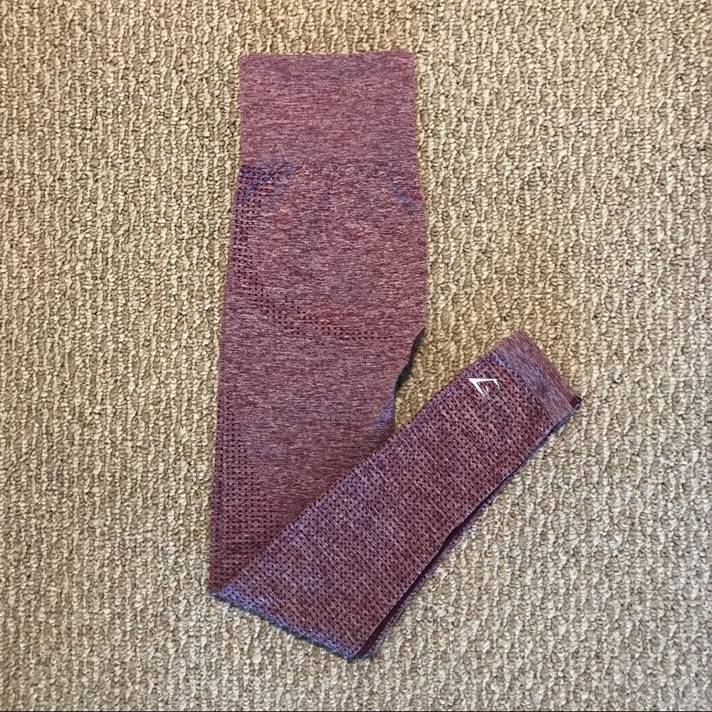 Gymshark Purple Marl Vital Seamless Leggings XS